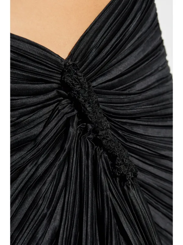 Cult Gaia Sonoma Draped Skirt | Black | FARFETCH