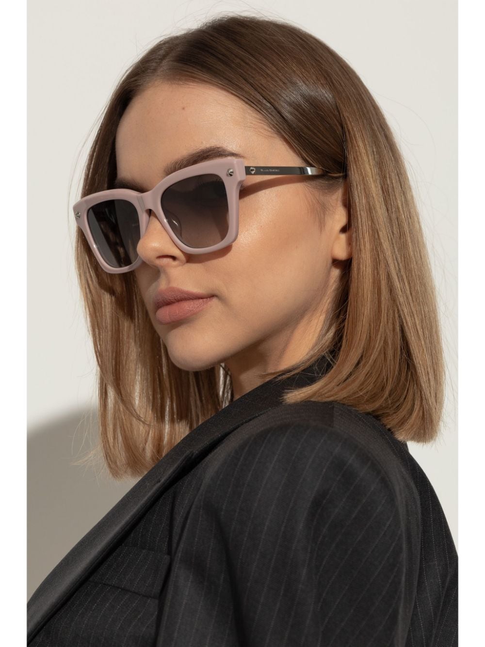 Alexander McQueen Eyewear Spike sunglasses - Roze