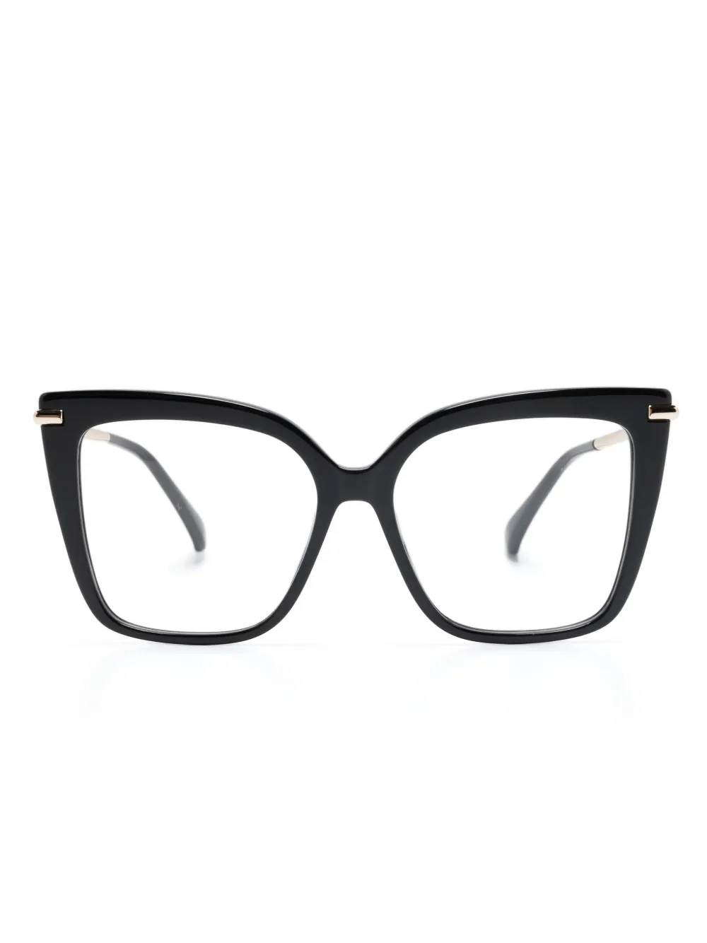 Max Mara Eyewear butterfly-frame glasses - Black