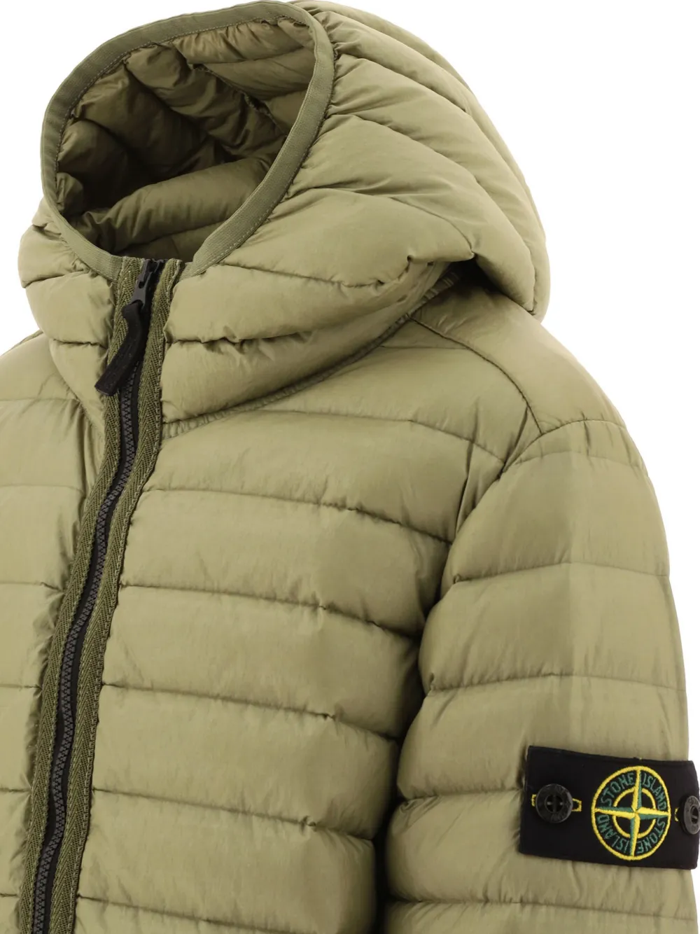 Stone Island Junior Jack met capuchon Groen