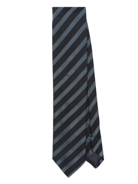 Lanvin stripe-jacquard silk tie Men