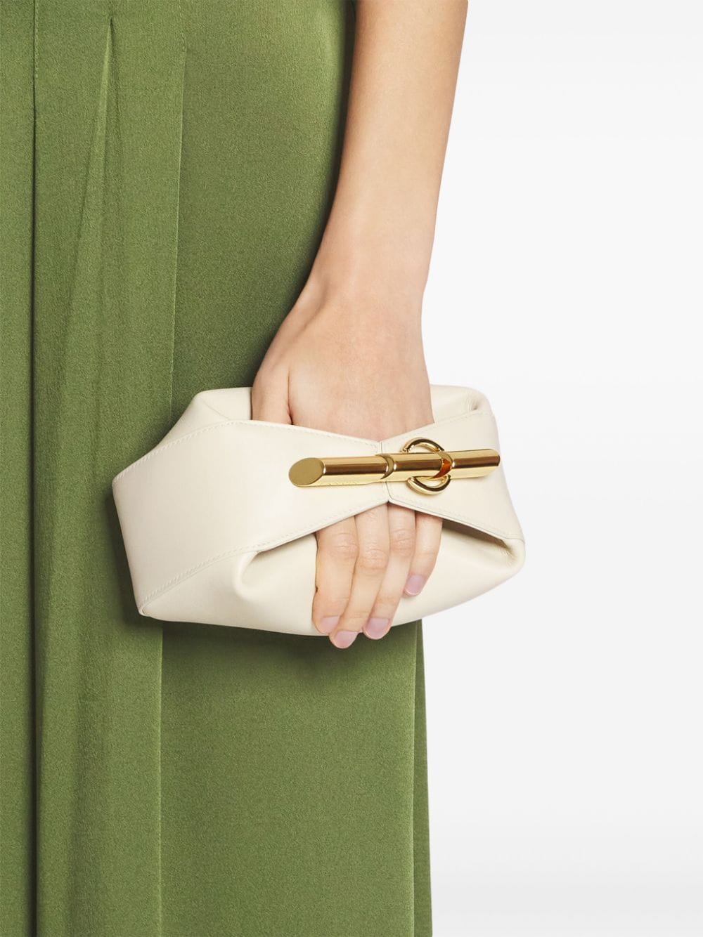 Shop Lanvin Haute Séquence Clutch Bag In Nude