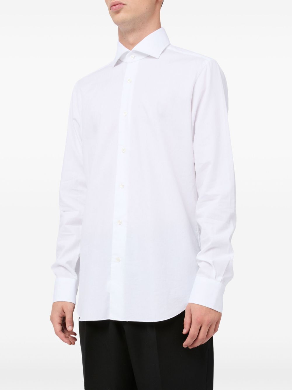 Barba cotton shirt - Wit