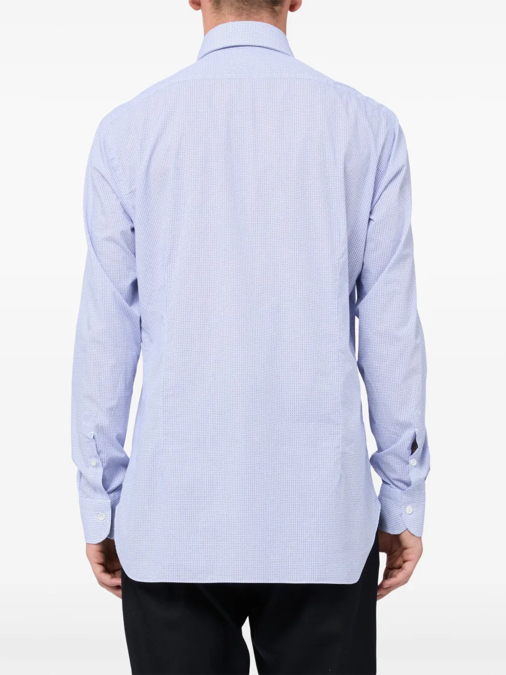 Barba Overhemd met stippen Blauw