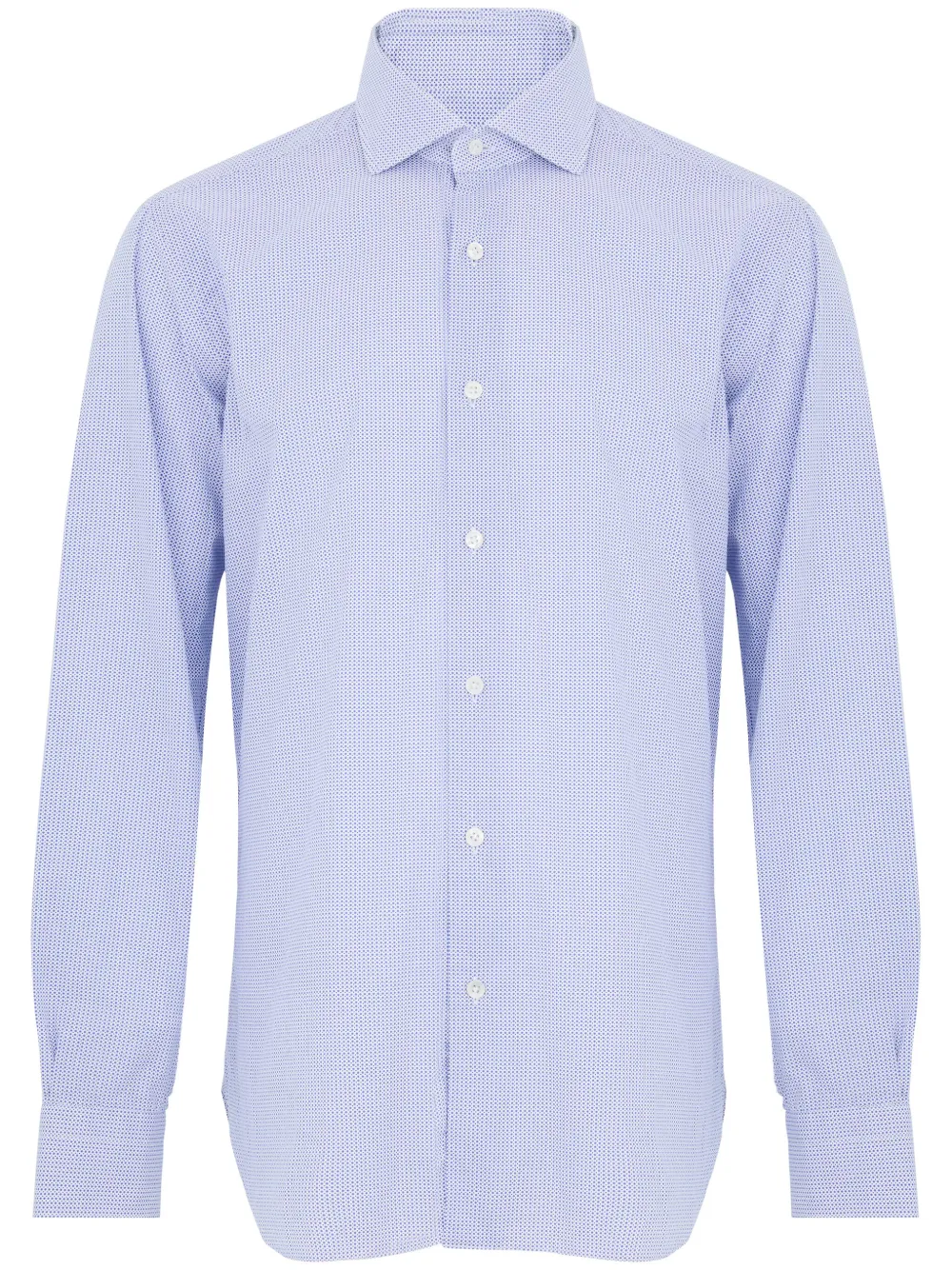 Barba camisa con lunares estampados | azul | Image 1
