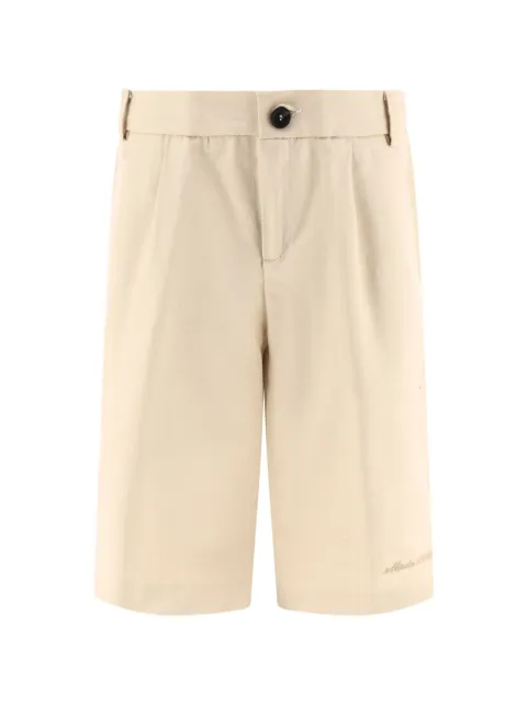 Fendi Kids cotton-linen shorts