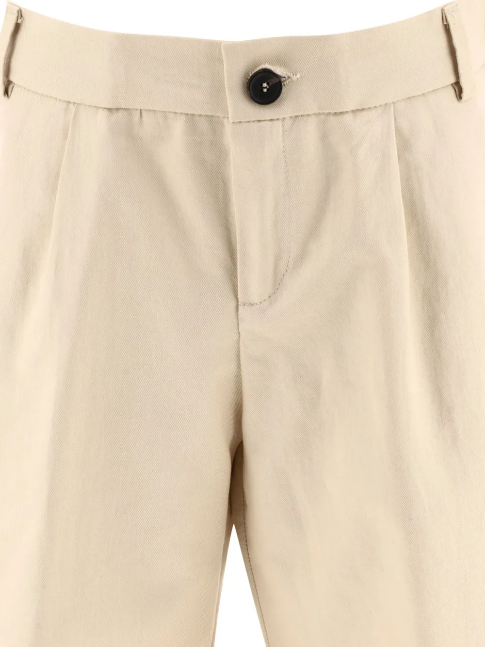 Fendi Kids Shorts van katoen-linnenmix Beige