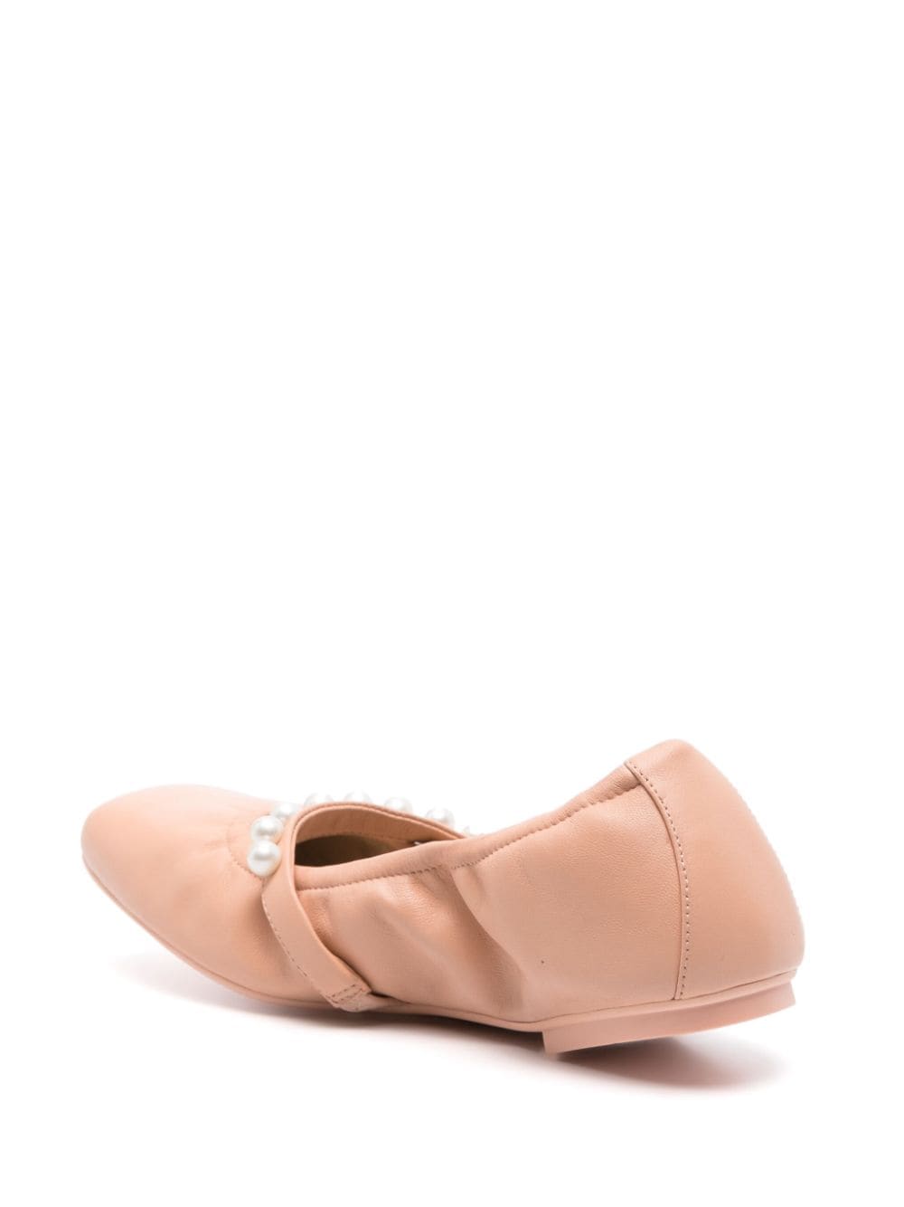 Stuart Weitzman Goldie ballerina's Roze