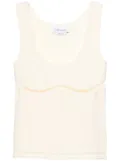 Blumarine cut-out detailed tank top - Neutrals