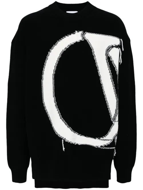 Pull à col ras-de-cou - Off-White - Modalova
