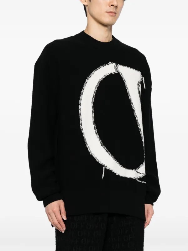 Black off white jumper outlet