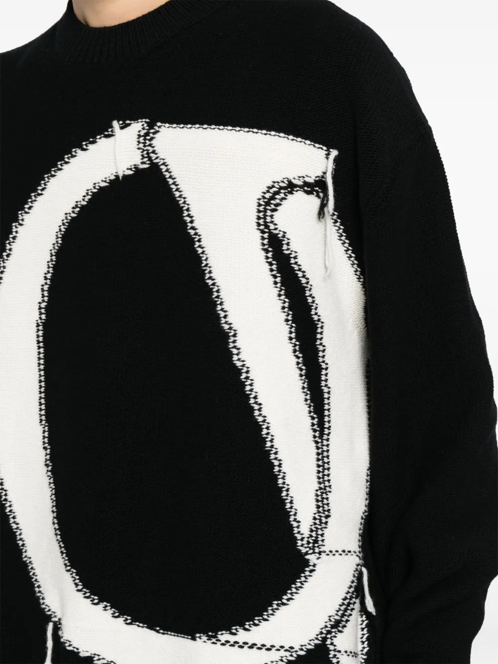 Off-White Wollen trui Zwart
