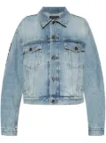 Balenciaga washed denim jacket - Blue