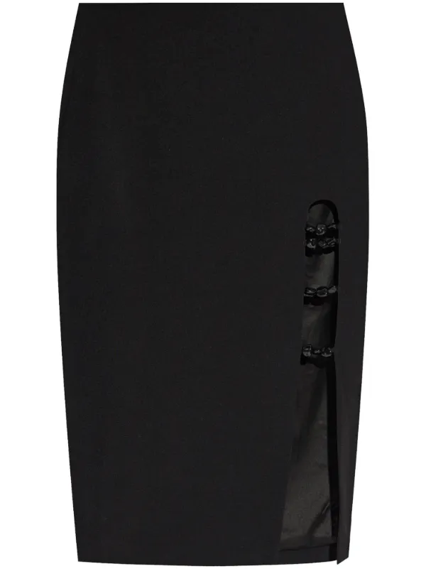 【送料&関税込】Cult Gaia Sola Skirt In Black Viscose SOLA SKIRT - BLACK – CULT GAIA