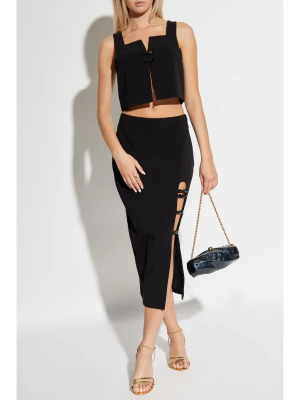 ワンピース CULT GAIA Women Mid Skirts DR2965JY2978 SIRENA BLACK Black SIRENA DRESS - BLACK – CULT GAIA