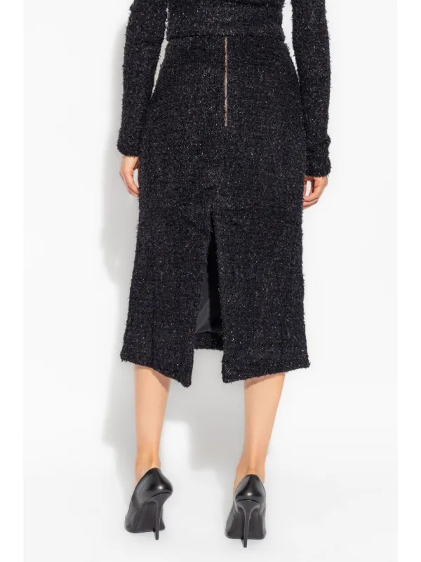 【関税&送料込】Balenciaga Tweed Lurex Midi Skirt Balenciaga Tweed Knit Midi Skirt - Bergdorf Goodman