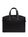 Brioni holdall with logo patch - Black