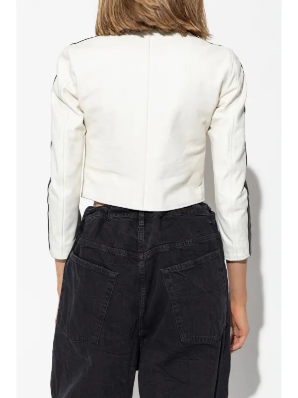 Balenciaga レザージャケット | ホワイト | FARFETCH JP Balenciaga レザージャケット | ホワイト | FARFETCH JP