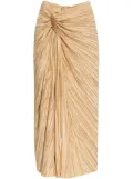 Cult Gaia Sonoma draped skirt - Neutrals