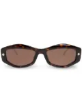 Alexander McQueen Eyewear Spike sunglasses - Brown