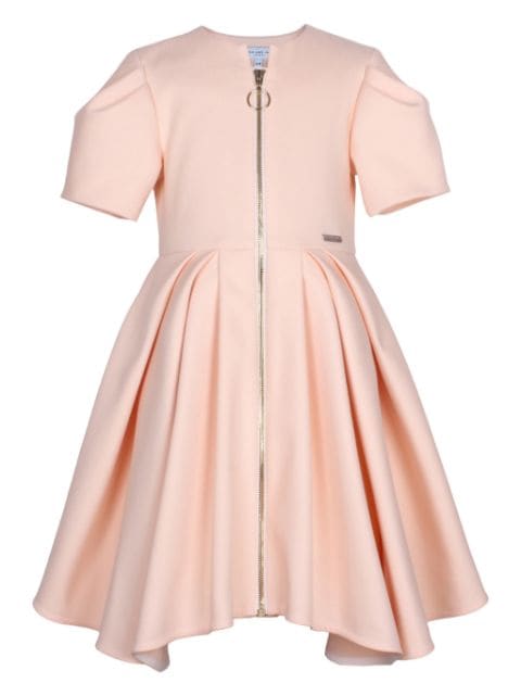 JESSIE AND JAMES short-sleeve pleated dress