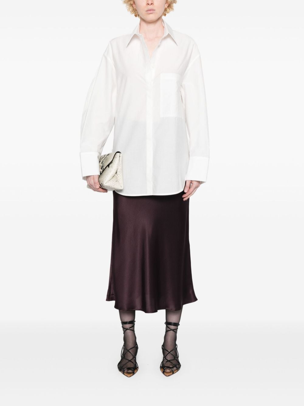 Shop Christian Wijnants Tahera Shirt In White