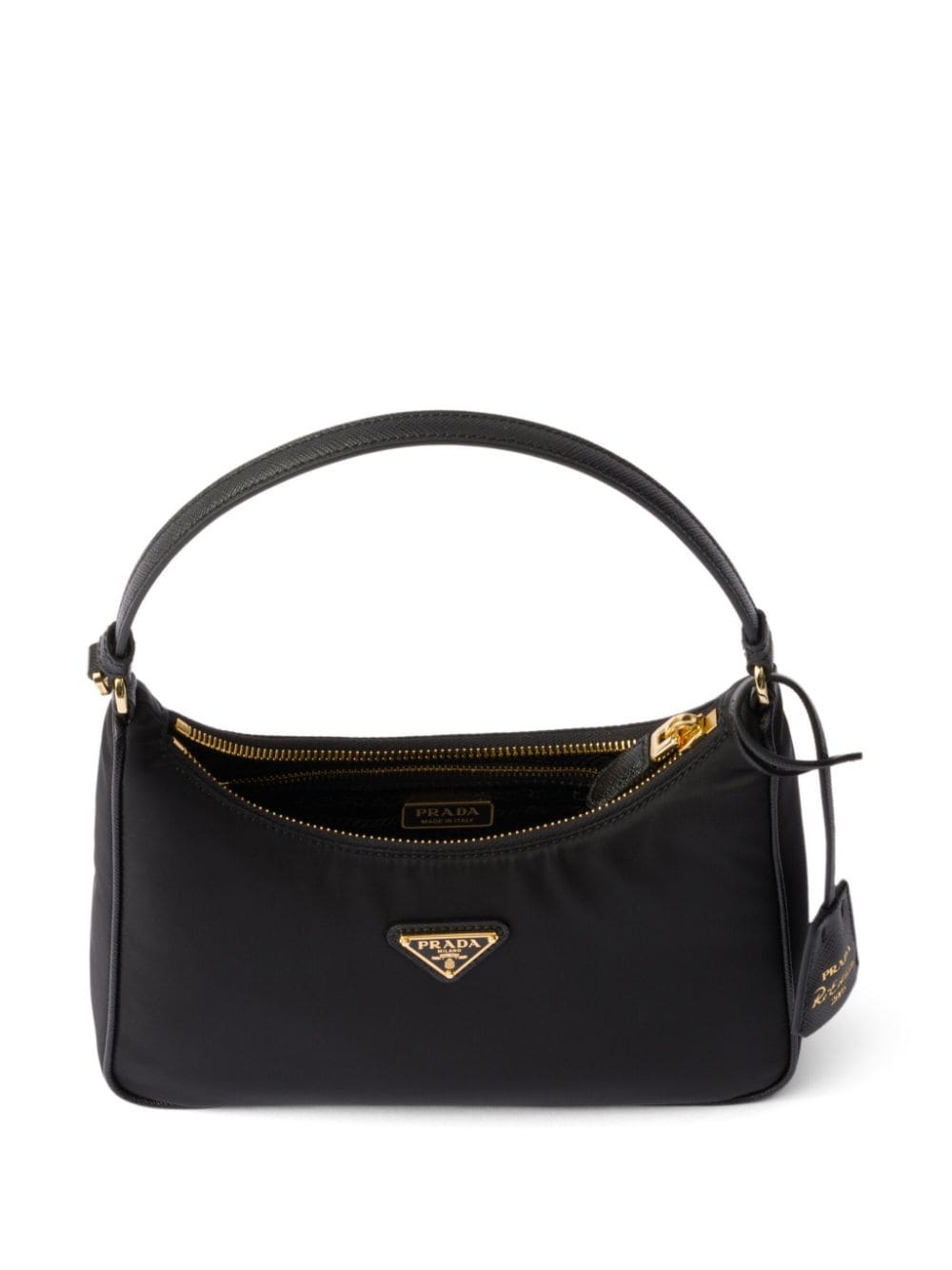 Shop Prada Re-edition Mini-bag In Black