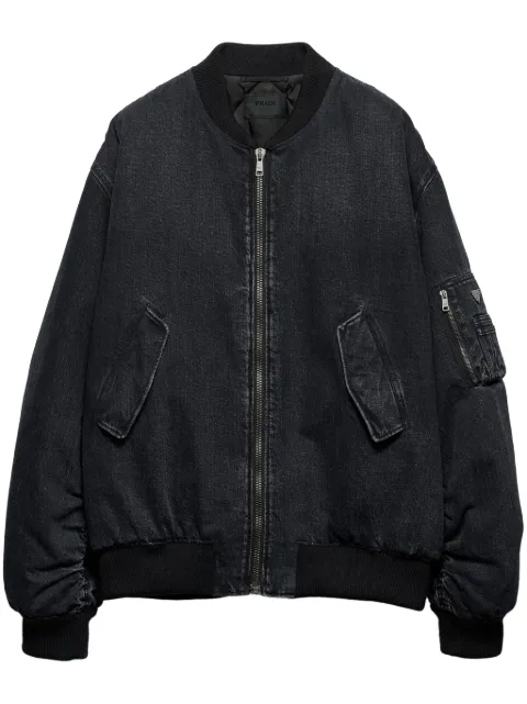 Prada Padded denim blouson jacket