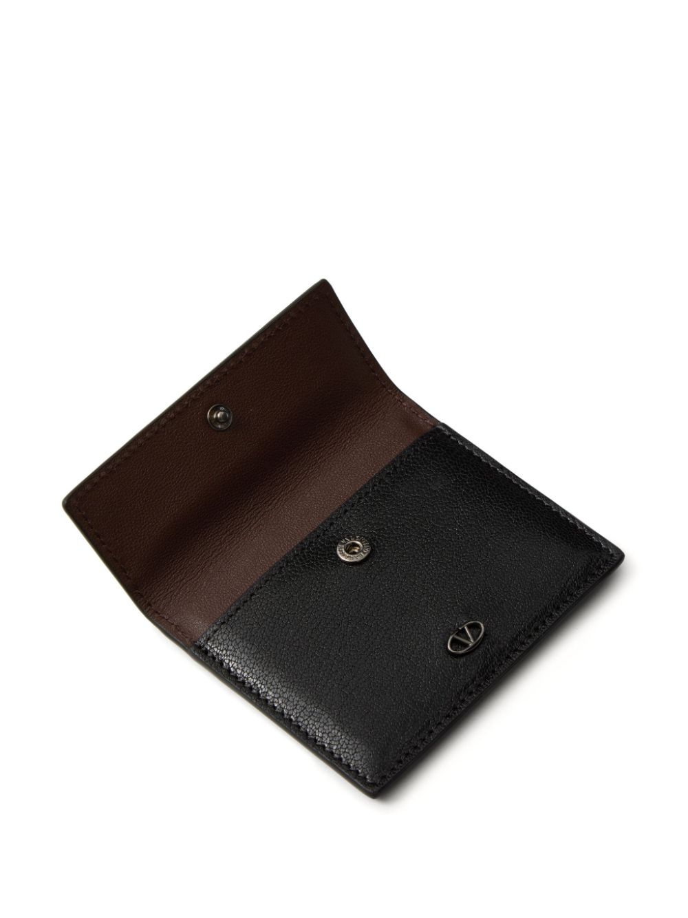 Shop Valentino Vlogo The Bold Edition Card Holder In Black