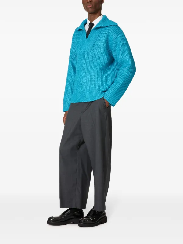 Valentino Garavani Silk Sweater | Blue | FARFETCH