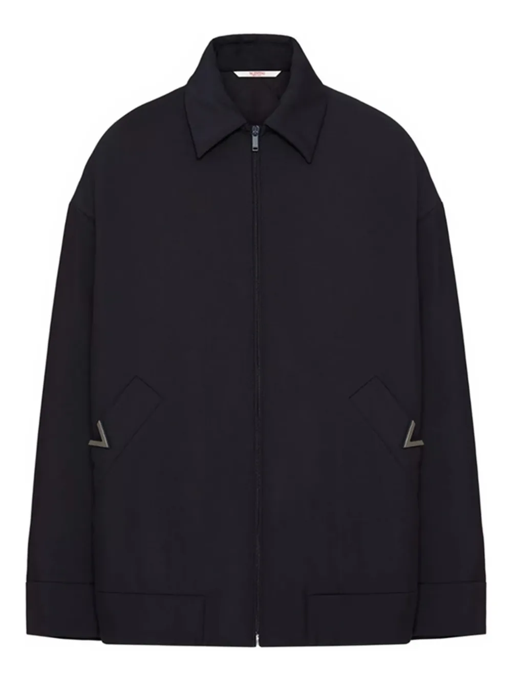 バレンチノがラバーニのジャケット Valentino Garavani Vディテール ピーコート | ブルー | FARFETCH JP