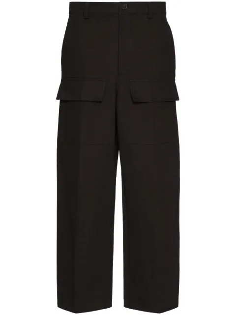 Valentino Garavani canvas cargo trousers