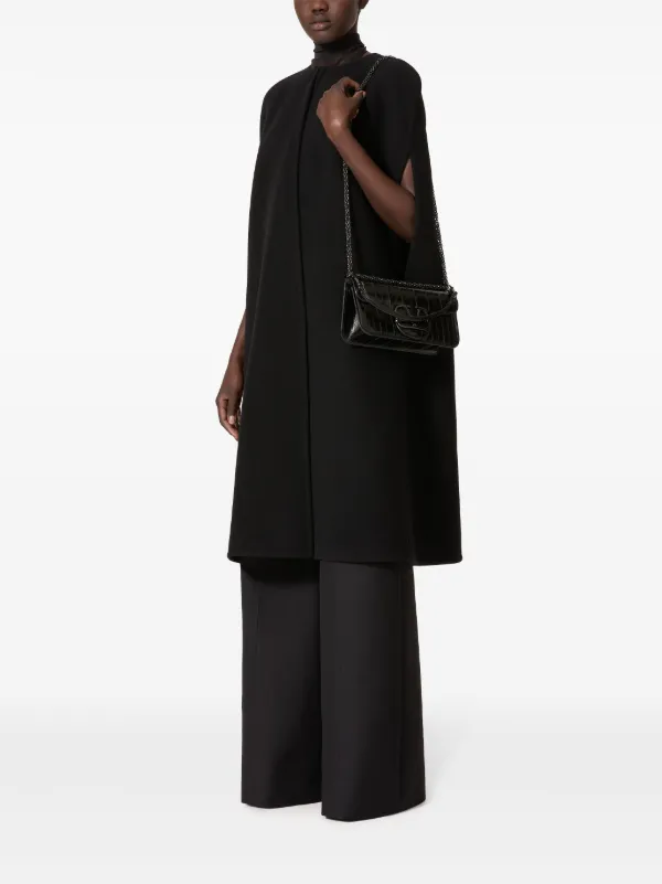 Valentino Garavani Fluffy ケープ | ブラック | FARFETCH JP