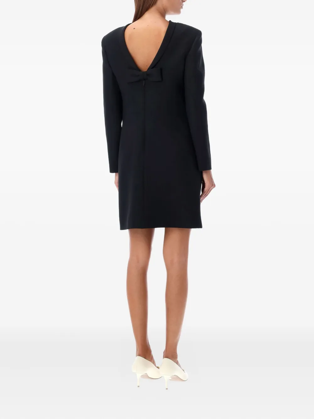Valentino Garavani Mini-jurk van crêpe - Zwart