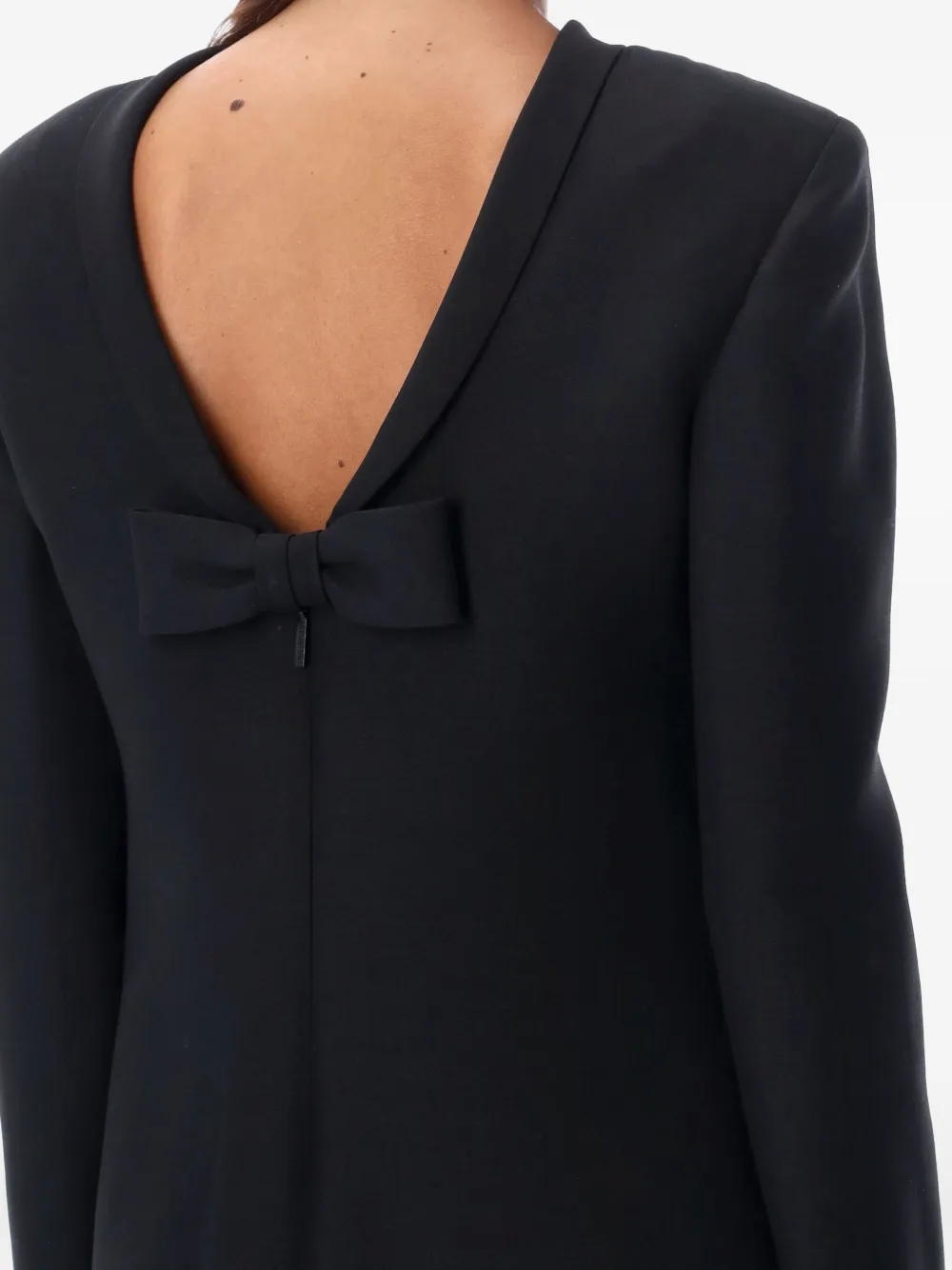 Valentino Garavani Mini-jurk van crêpe Zwart