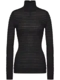 Valentino Garavani High-neck top - Black