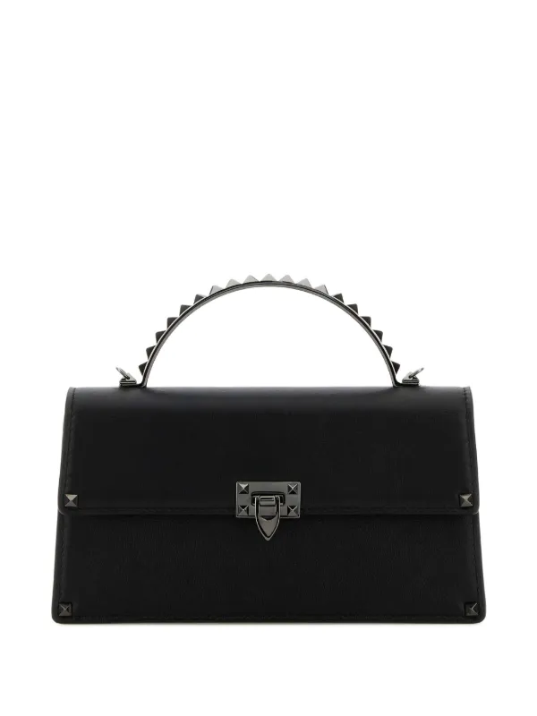 【未使用品箱付き】VALENTINO Black Rockstud　Bag 未使用品箱付き】VALENTINO Black Rockstud Bag VALENTINO