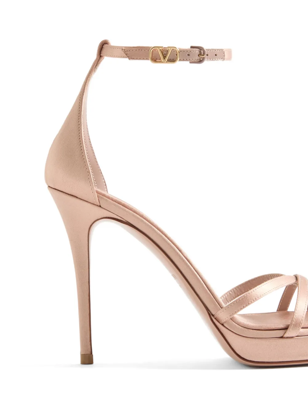 Eveninglam satin platform sandals