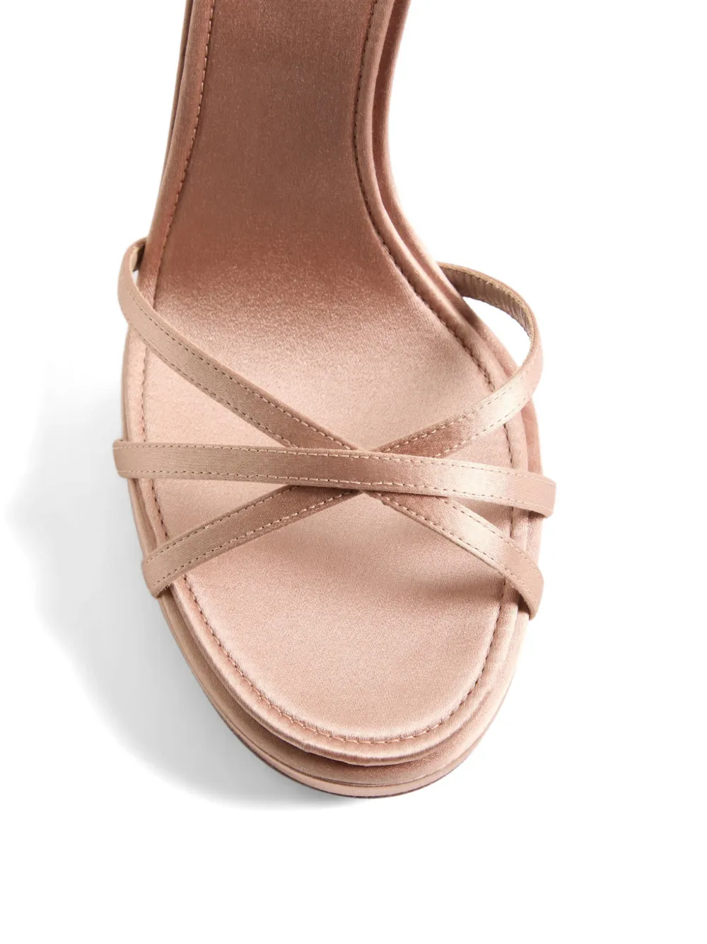Eveninglam satin platform sandals