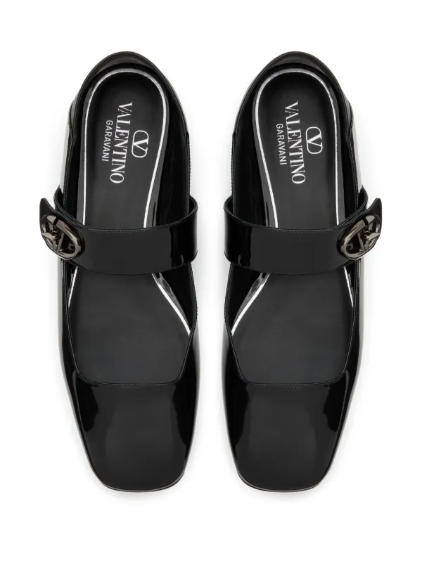 VALENTINO＞＞レザー メリージェーン パンプス Valentino Garavani メリージェーン パンプス | ブラック
