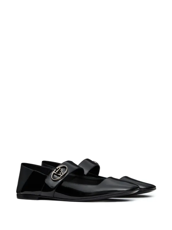 VALENTINO>>レザー メリージェーン パンプス Valentino Garavani メリージェーン パンプス | ブラック