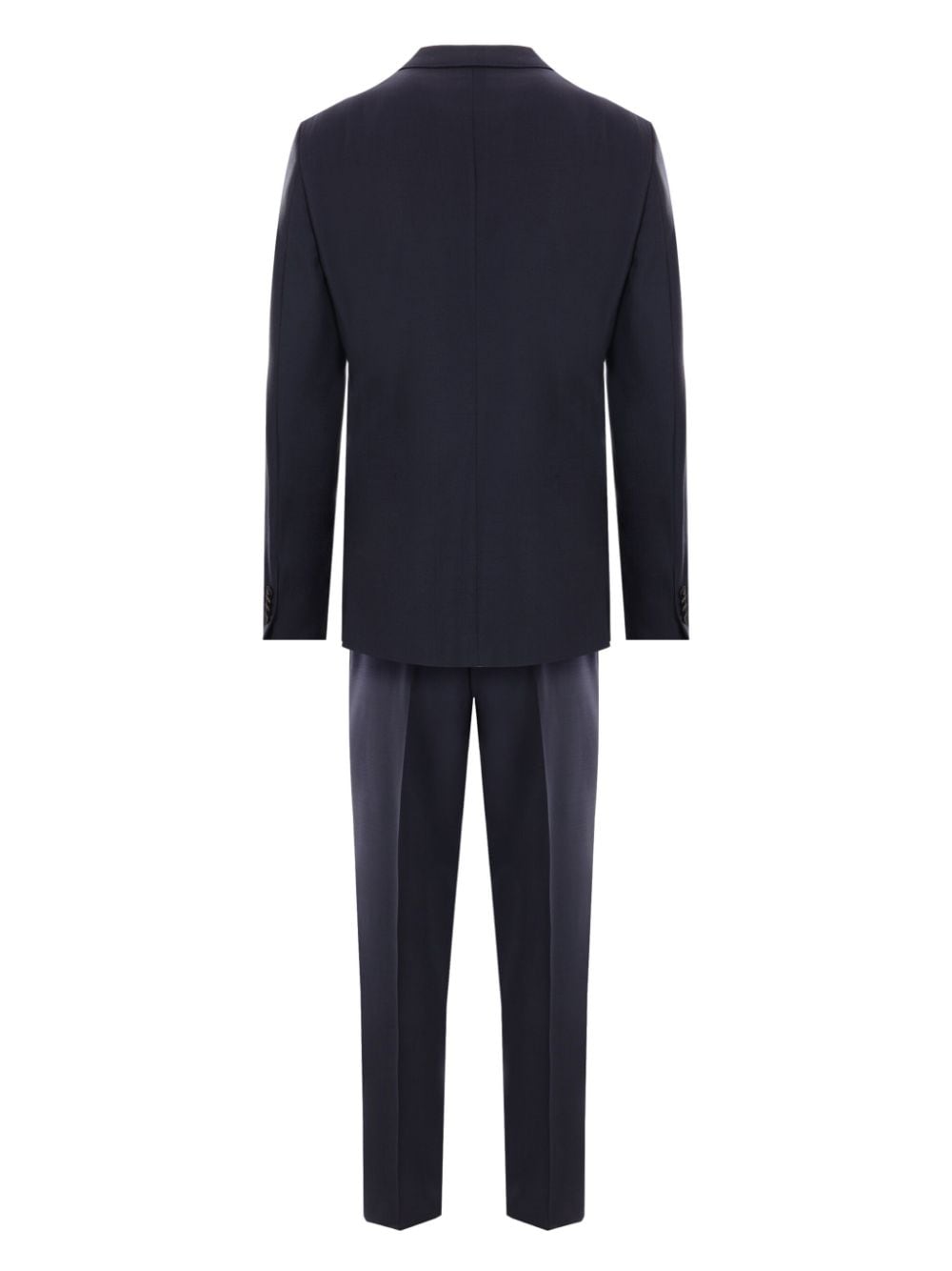 Shop Zegna Drop 8 Single-breasted Suit In Blue