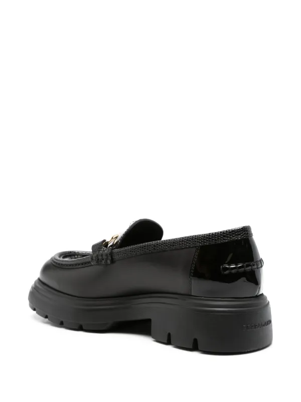 Ferragamo ガンチーニ ローファー | ブラック | FARFETCH JP