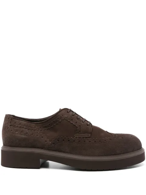 Ferragamo Sapato derby com detalhe perfurado