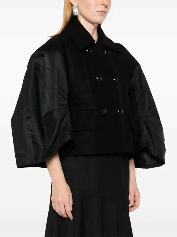 Sacai ダブルジャケット | ブラック | FARFETCH JP