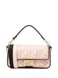 Fendi Pre-Owned 2012-2023 Zucca Embroidered Baguette satchel - Pink