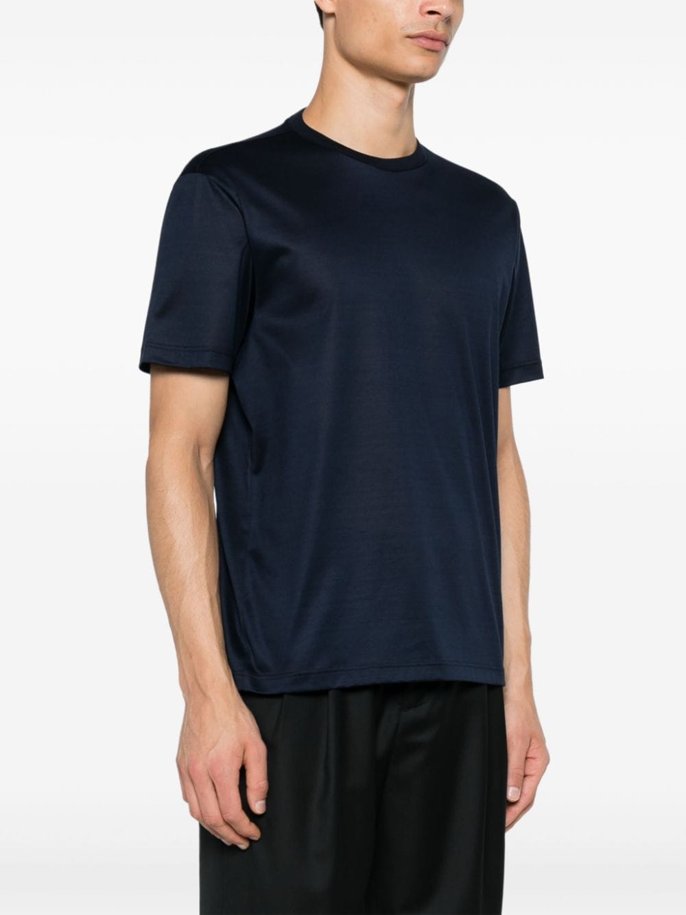 Shop D4.0 Cotton T-shirt In Blue