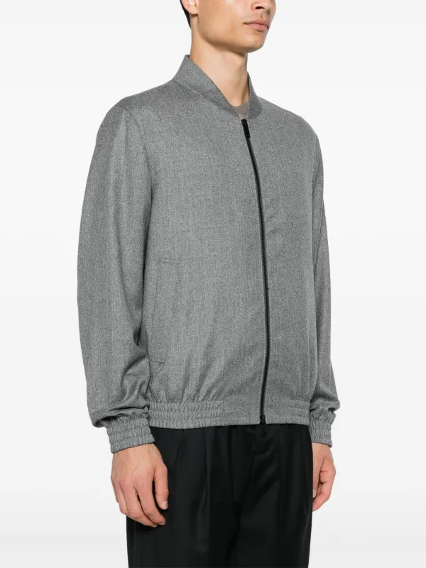 Zegna ボンバージャケット | グレー | FARFETCH JP