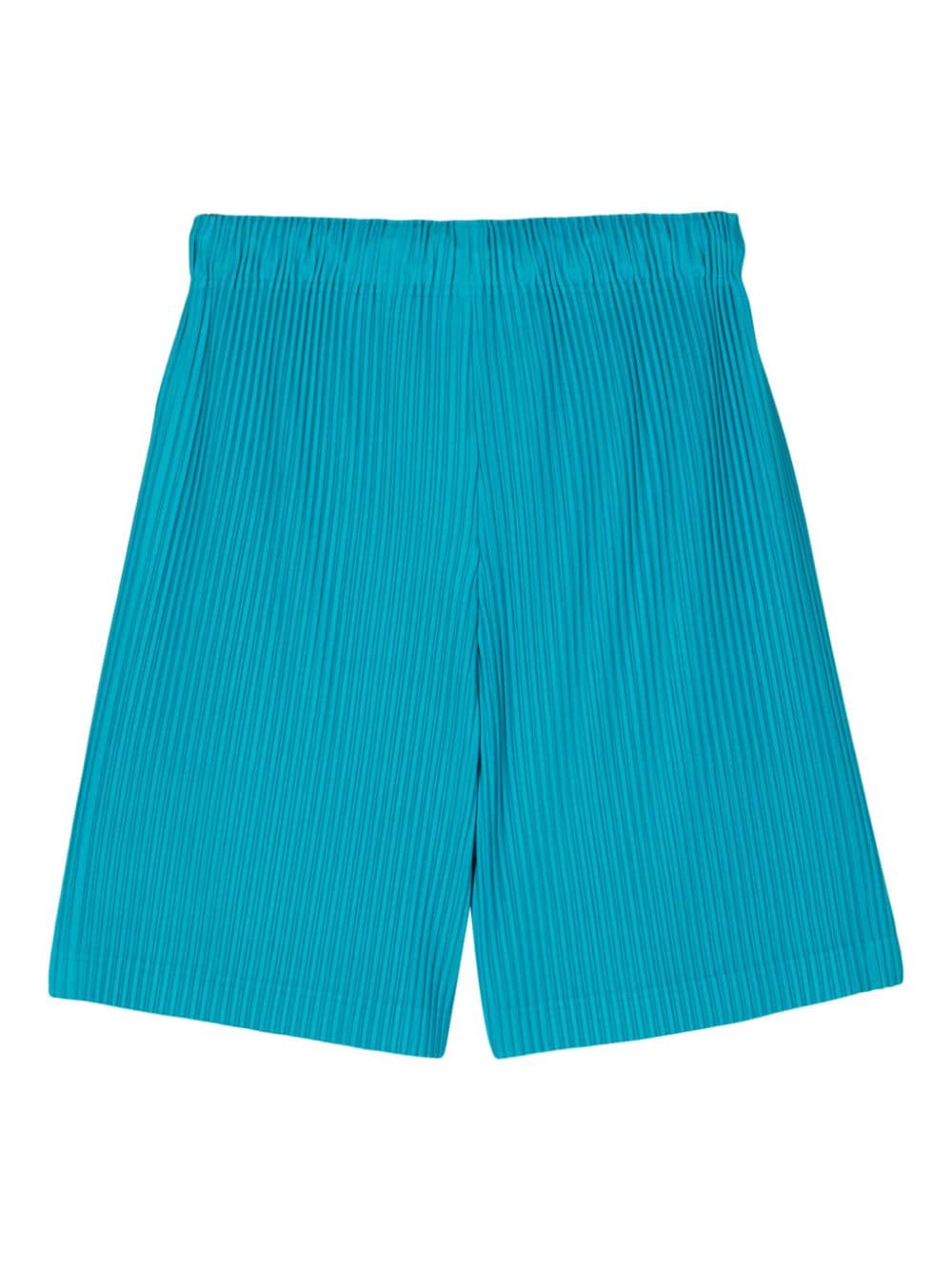 Homme Plissé Issey Miyake Plissé bermuda shorts - Blauw