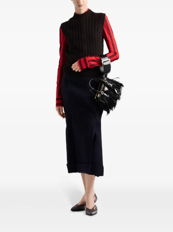 Prada Galleria Mini Bag | Black | FARFETCH PL